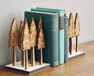 Majestic Forest Bookends by Stephen Truong