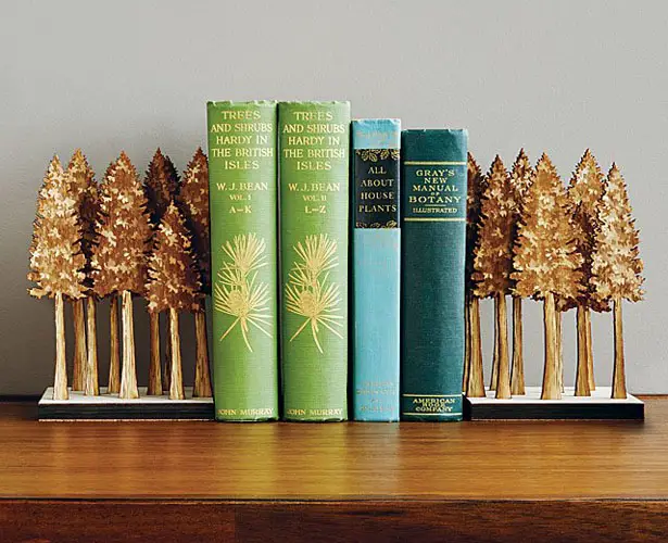 Cool Majestic Forest Bookends by Steven Truong