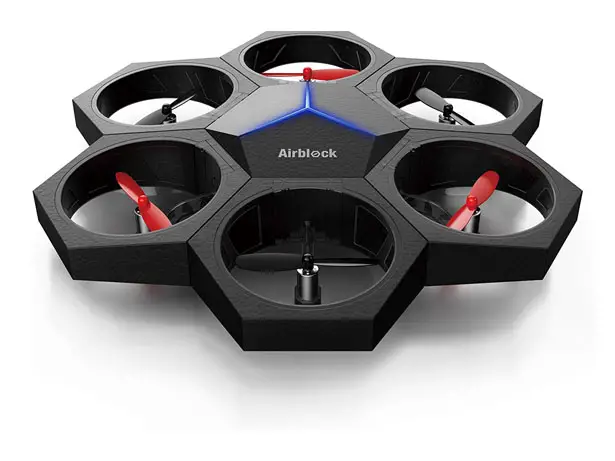 Makeblock Airblock Transformable Drone to Hovercraft Robot