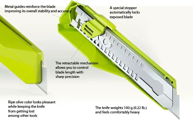 Utility Knife Maketicus by Art. lebedev Studio