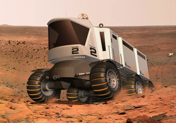 Manned Mars Expedition Rover by Gregg Montgomery