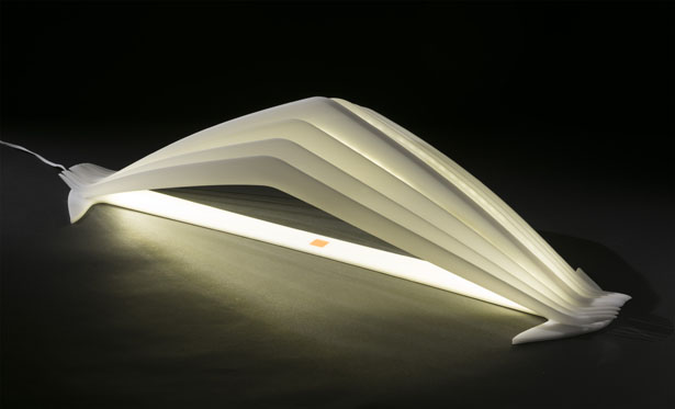 Manta Sculptural Interior Lamp by Leonardo Criolani