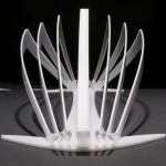 Manta Sculptural Interior Lamp by Leonardo Criolani