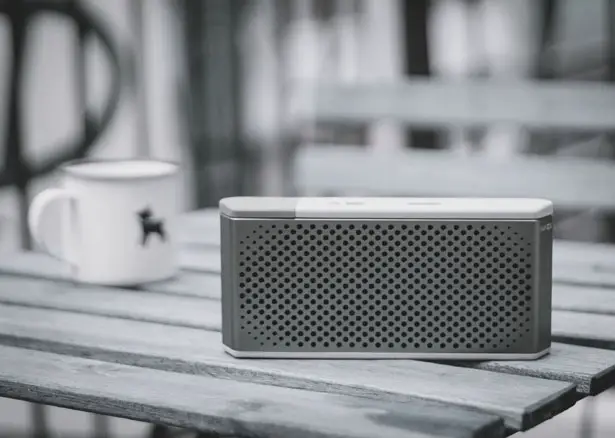 MAQE Soundjump Speaker Features Replaceable Battery for Quick Swap