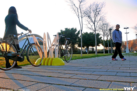 Marguerite Bike Parking Rack for Urban Environment