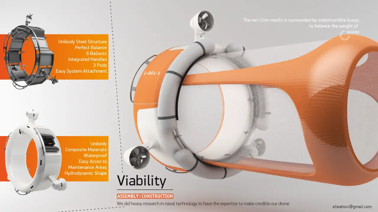 Marine Drone Concept Collects Plastic Waste To Clean The Ocean