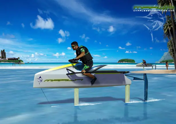 Marlin Electric Personal Hydrofoil by Niklas Wejedal