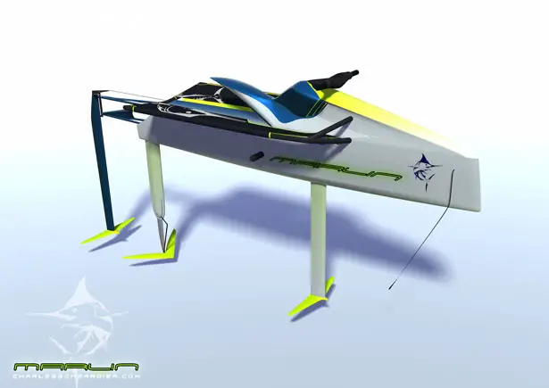 Marlin Electric Personal Hydrofoil by Niklas Wejedal