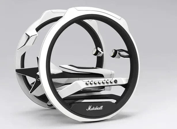 Marshall Dicycle - Two-Wheel Electric Motorcycle by Yuhan Zhang