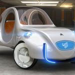 Futuristic Self Driving Citroën eCV by Martin Hajek
