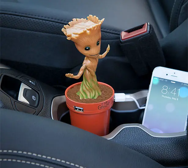 Marvel Groot USB Car Charger for Guardians of the Galaxy Fans