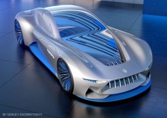 Futuristic Maserati Genesi Autonomous Car Concept with VR Technology