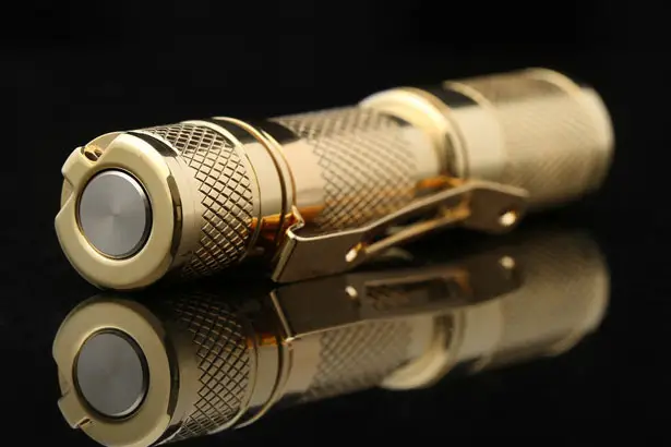 Massdrop Brass AAA Pocket Flashlight