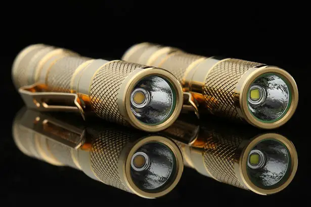 Massdrop Brass AAA Pocket Flashlight