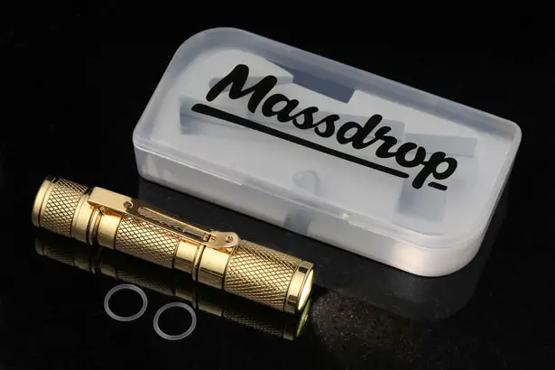 Massdrop Brass AAA Pocket Flashlight