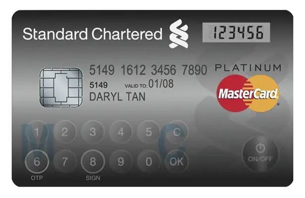 MasterCard with Display Card Technology