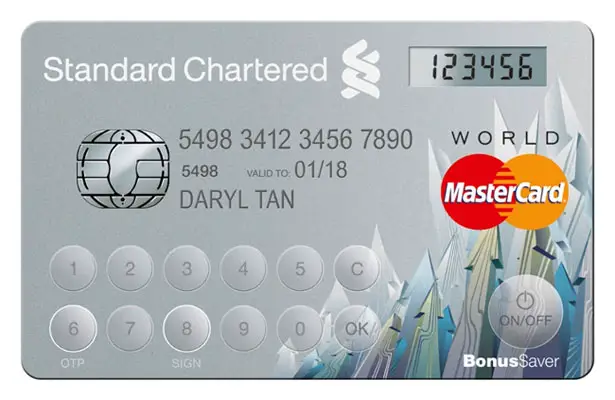 MasterCard with Display Card Technology