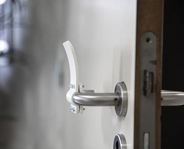 Materialise Creates 3D-Printed Hands-Free Door Opener to Prevent The Spread of Corona Virus