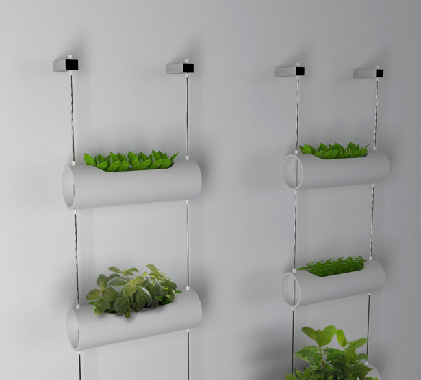 Matic Indoor Farm : Vertical Vases for Your Mini Indoor Garden