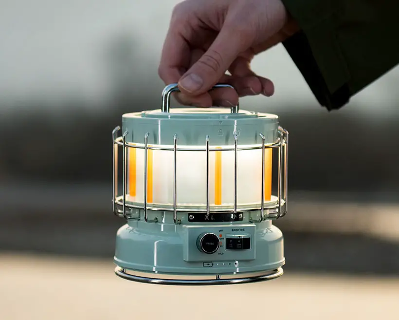 Max Lantern: 3-in-1 Vintage Rechargeable Lantern with Flame