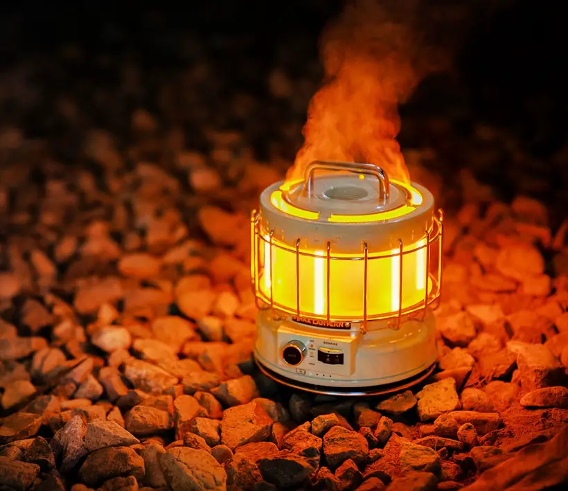 Max Lantern: 3-in-1 Vintage Rechargeable Lantern with Flame