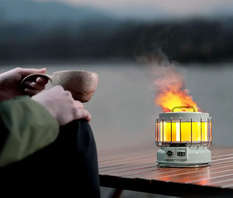 Max Lantern: 3-in-1 Vintage Rechargeable Lantern with Flame