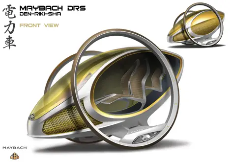 Maybach DRS Den Riki Sha Futuristic Vehicle