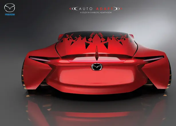 Futuristic Mazda Auto Adapt Concept Car