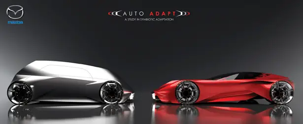 Futuristic Mazda Auto Adapt Concept Car