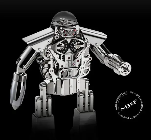 MB&F Melchior Robot Clock