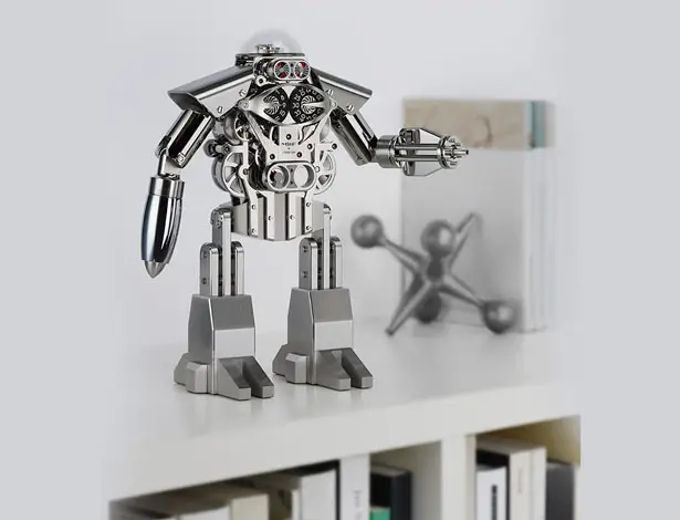 MB&F Melchior Robot Clock