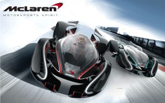 Futuristic McLaren Motorsports Spirit Concept Car for The Year of 2040 and Beyond