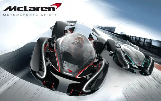 McLaren Motorsports Spirit Futuristic Car by Ravi Sharma