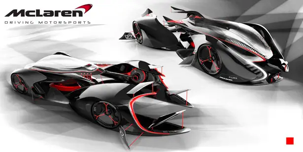 McLaren Motorsports Spirit Futuristic Car by Ravi Sharma
