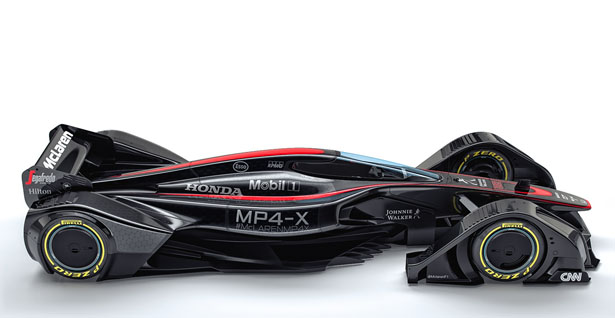 McLaren MP4-X Conceptual Vision for Future of Motorsport Technology