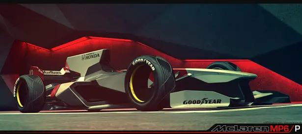 Mclaren MP6/P Formula 1 Concept Car for The Year of 2056 - Tuvie Design