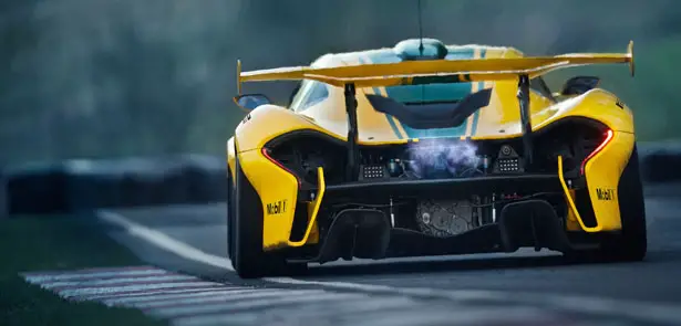 McLaren P1 GTR Racing Car