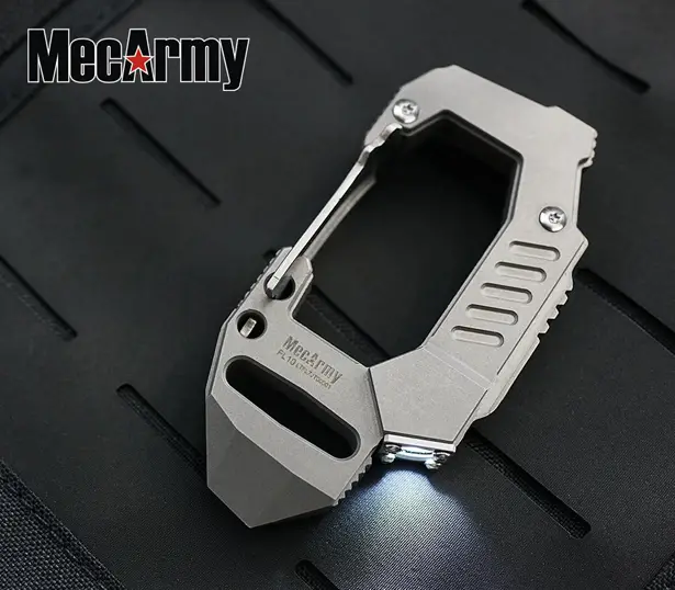 MecArmy FL10 Titanium EDC Flashlight Carabiner