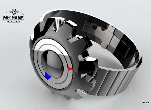 Mechanic Concept Watch Features Industrial Design by Patrick Weingartner