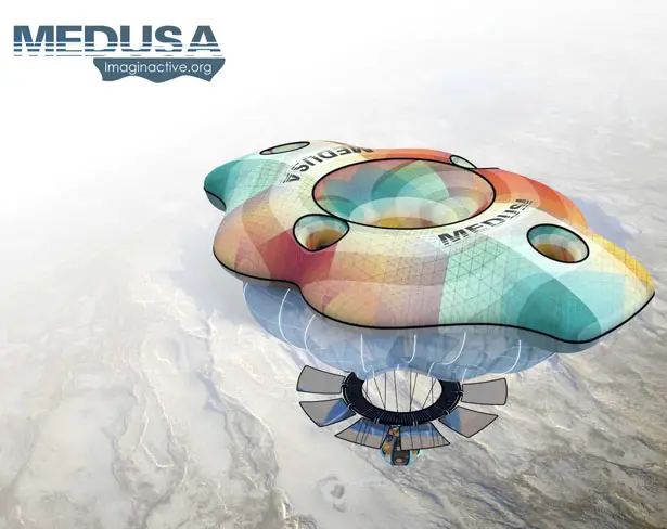 Futuristic Medusa LTA Aircraft by Adolfo Esquivel and Charles Bombardier