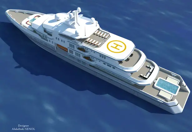 Mega Yacht Concept by Abdulbaki Senol