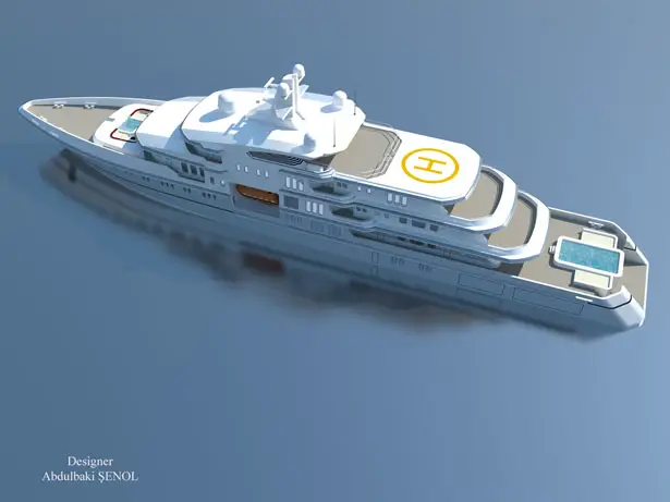 Mega Yacht Concept by Abdulbaki Senol