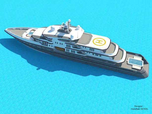 Mega Yacht Concept by Abdulbaki Senol
