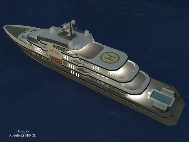 Mega Yacht Concept by Abdulbaki Senol