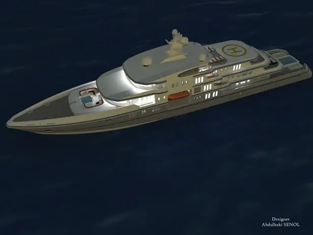 Mega Yacht Concept by Abdulbaki Senol
