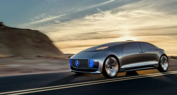 Futuristic Mercedes-Benz F 015 Luxury in Motion Research Car for Our Future Mobility