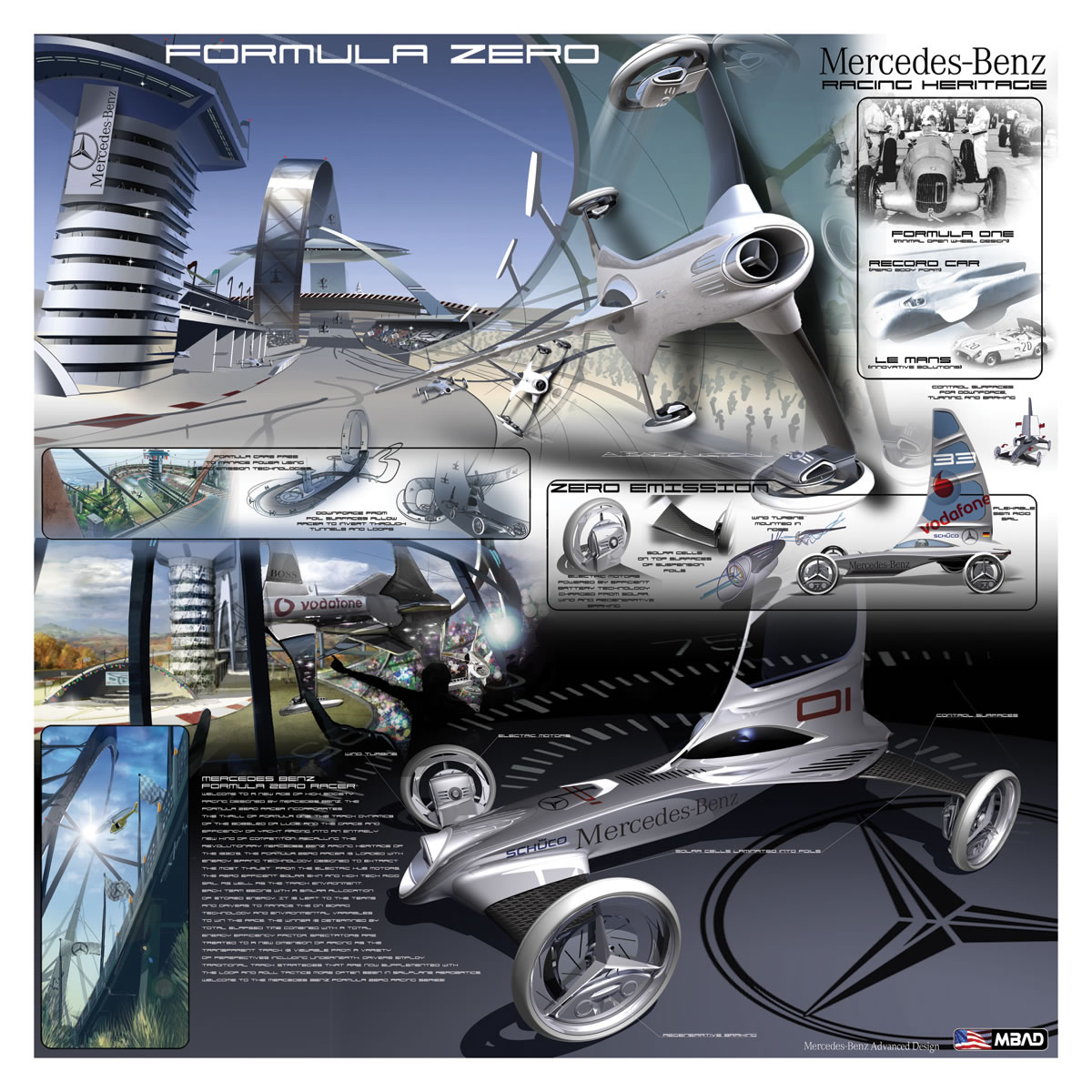 Mercedes Benz Formula Zero Concept for The World of Motor Sports