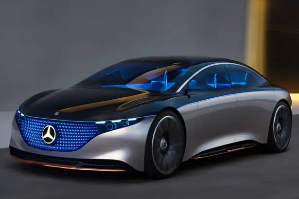 Futuristic Mercedes-Benz VISION EQS Concept Car