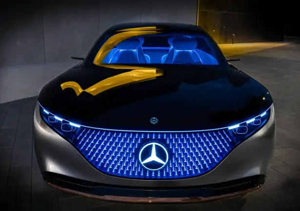 Futuristic Mercedes-Benz VISION EQS Concept Car