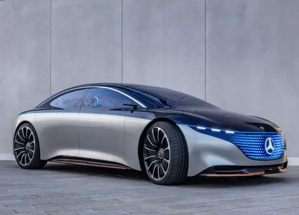 Futuristic Mercedes-Benz VISION EQS Concept Car